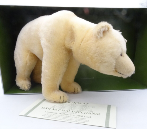 Steiff 013028 Polar Bear 1931 Replica 1989/90 limitiert 3000 in OVP OR8147 – Bild 4