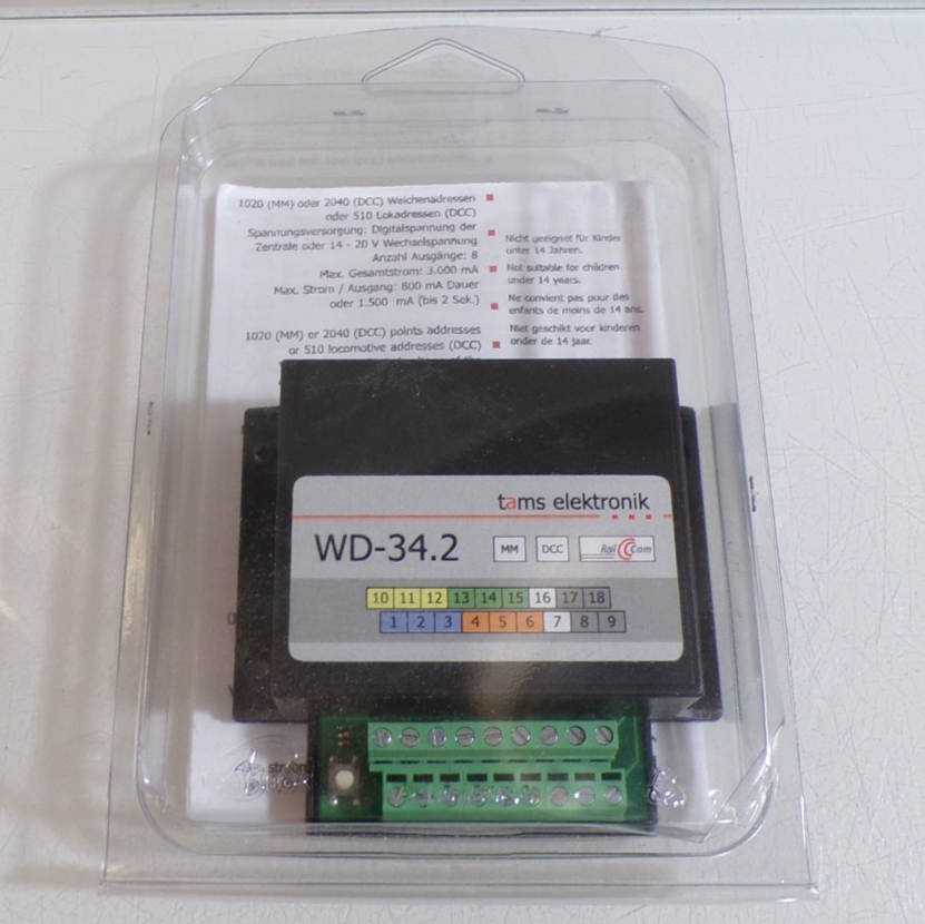 Tams 43-02357-01 Weichendecoder WD-34.2 siehe Foto in OVP PK3069