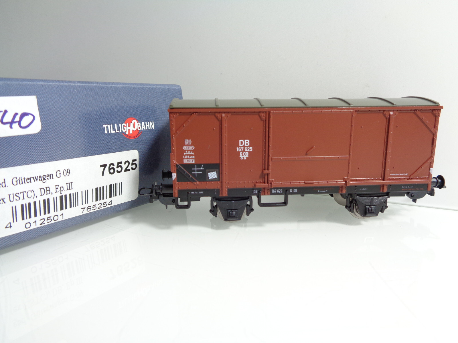 Tillig H0 76525 RAR gedeckter Güterwagen G09 der DB in OVP JD4002