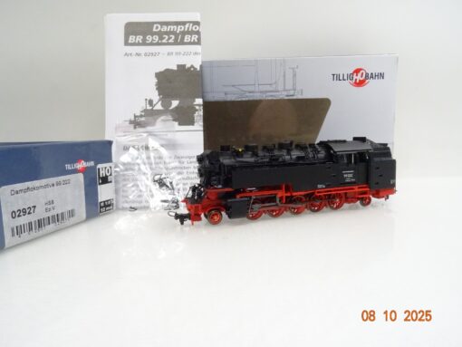 Tillig H0m 02927 Dampflok BR 99 222 der HSB in OVP JL3462