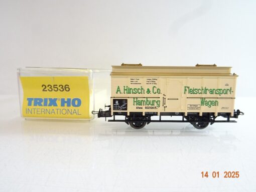 Trix H0 23536 Kühlwagen Fleischtransport Hinsch & Co in OVP PR5300