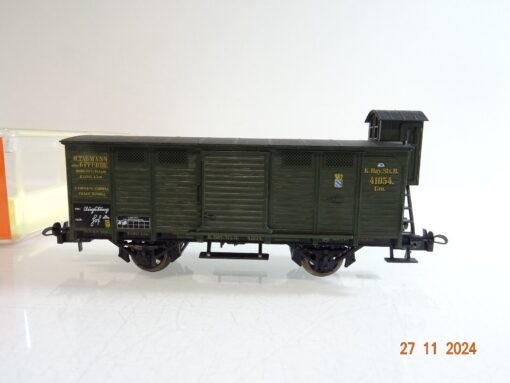 Trix H0 23603 gedeckter Güterwagen mit Bremserhaus der K.Bay.Sts.B in EVP PR4289 – Bild 3