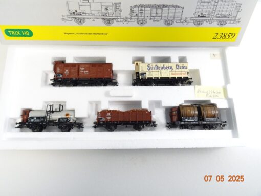 Trix H0 23859 AC Wagen-Set 50 Jahre Baden-Württemberg der DR in OVP PR7430