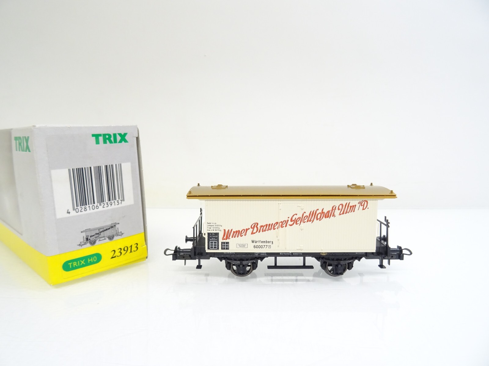 Trix H0 23913 AC Bierwagen Ulmer Brauerei in OVP F176