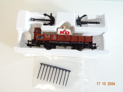 Trix H0 23973 Niederbordwagen der DB Ladung Anker der KD in OVP PR3306 – Bild 3