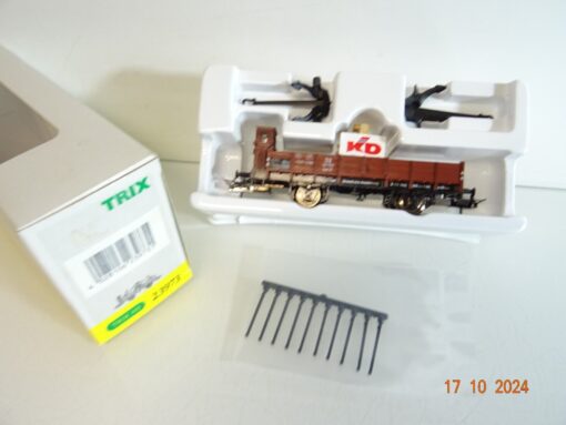Trix H0 23973 Niederbordwagen der DB Ladung Anker der KD in OVP PR3306