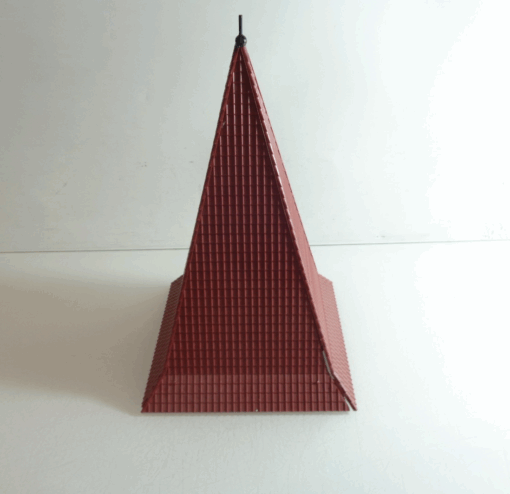 Turmdach Spur G 1 ca. 16 x 16 x 29cm siehe Foto PK1445 o. – Bild 3