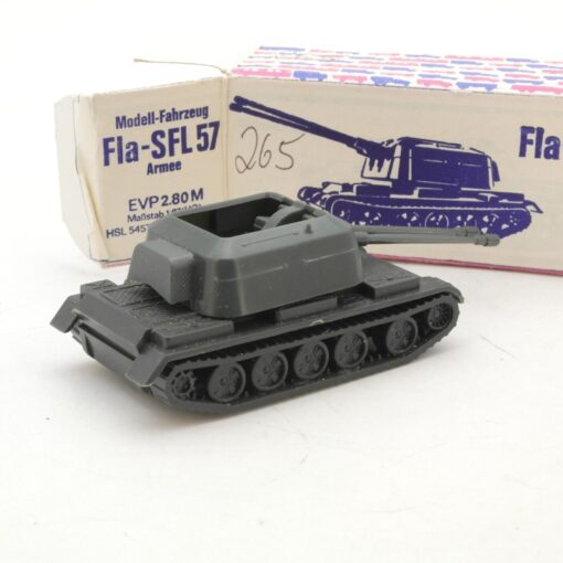 VEB Berlinplast 1:87 Fla-SFL 57 Armee DDR Panzer in OVP RG9392 – Bild 3