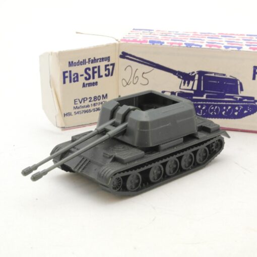 VEB Berlinplast 1:87 Fla-SFL 57 Armee DDR Panzer in OVP RG9392