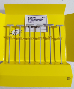Viessmann H0 63646 Bahnsteigleuchte, 2 LEDs weiß 5+1 siehe Foto PK3053 o.