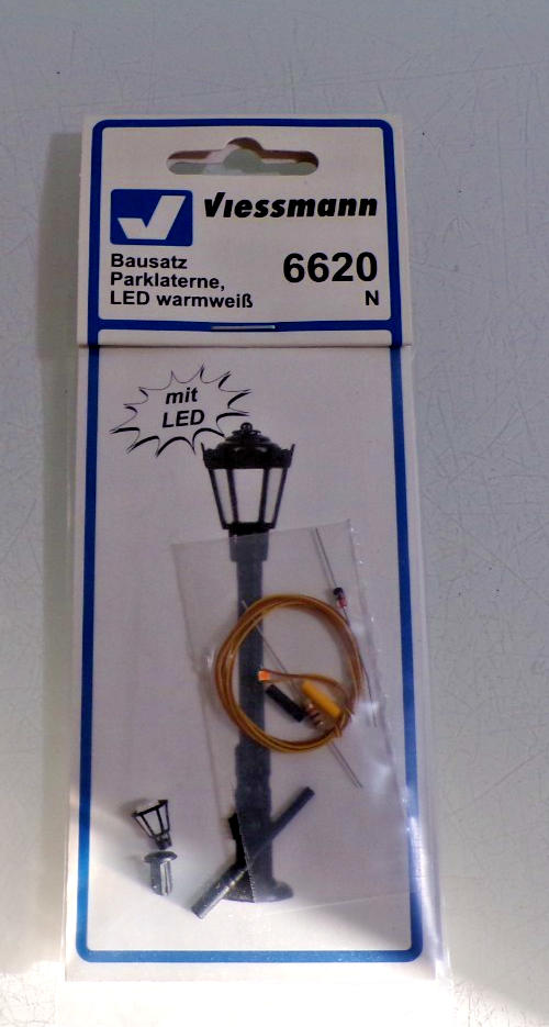 Viessmann H0 6620 Bausatz Parkleuchte in OVP PK3040