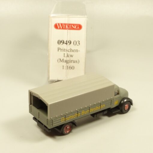 Wiking 1:160 N 094903 Magirus Pritschen-LKW Deutsche Bundesbahn in OVP EX6212 – Bild 3