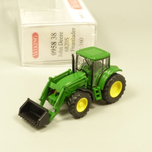 Wiking 1:160 N 095838 John Deere 6820S Traktor mit Frontlader in OVP EX6217
