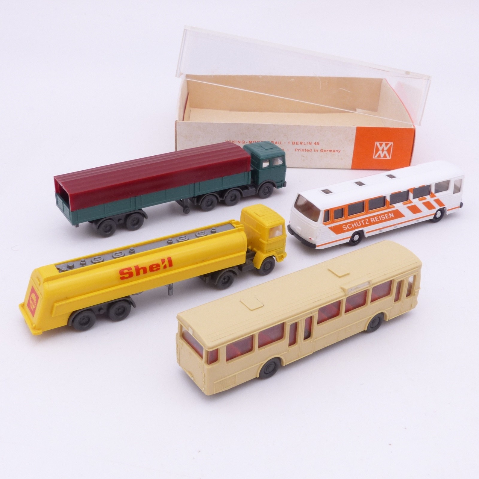 Wiking 1:160 N Fahrzeug-Set Konvolut mit 1 Bus + 3 LKW Modellen in EVP EX8236 – Bild 3