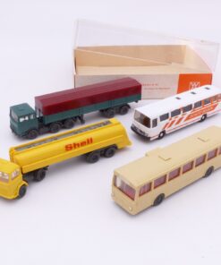 Wiking 1:160 N Fahrzeug-Set Konvolut mit 1 Bus + 3 LKW Modellen in EVP EX8236