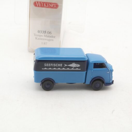 Wiking 1:87 033506 Tempo Matador Kastenwagen Seefische in OVP RR3201