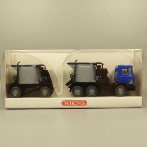 Wiking 1:87 06890230 MAN F90 Gußasphaltkocher-Hängerzug in OVP EX7141 – Bild 4