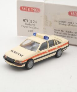 Wiking 1:87 071 02 24 Notarzt Opel Senator in OVP QR7271
