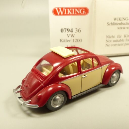 Wiking 1:87 079436 VW Käfer 1200 zweifarbig mit Faltdach in OVP EX7482 – Bild 3