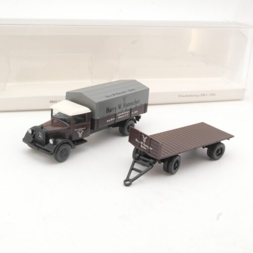 Wiking 1:87 084201 MB L 2500 Pritschenlastzug Harry Hamacher in OVP RR3311