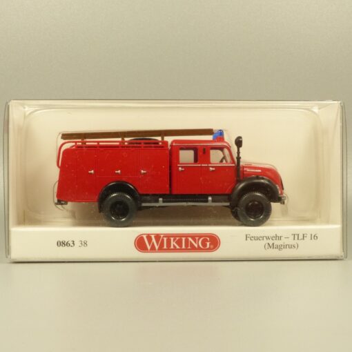 Wiking 1:87 086338 Magirus Löschwagen TLF 16 Feuerwehr in OVP EX7181 – Bild 4