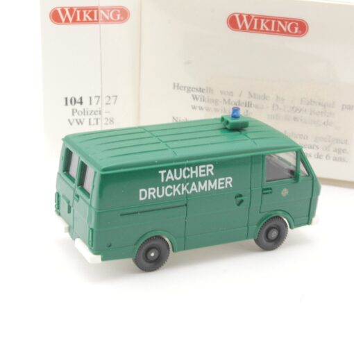 Wiking 1:87 104 17 27 VW LT 28 Taucher Druckkammer in OVP QR6440 – Bild 3