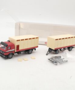 Wiking 1:87 5650231 Mercedes-Benz Viehtransport-Lastzug in OVP RR3303