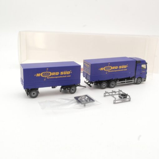 Wiking 1:87 5710744 MB Actros Pritschen HZ Nord-Süd in OVP QR6666 – Bild 3