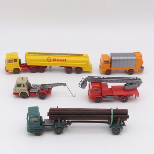Wiking 1:87 5er-Pack diverse ältere LKW Modelle in Tüte siehe Bilder o. EX5774