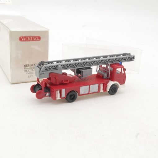 Wiking 1:87 6180027 Mercedes Metz DLK 23-12 der Feuerwehr in OVP RR3376 – Bild 3