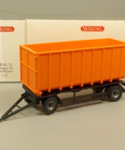 Wiking 1:87 6650121 Anhänger für Abrollipper kommunal in OVP EX7171