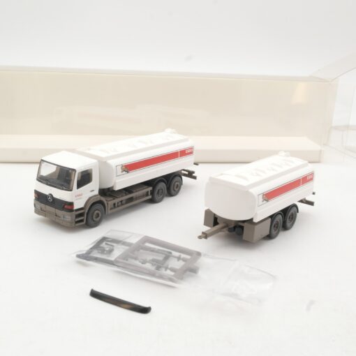 Wiking 1:87 7794052 MB Atego Tankfahrzeug mit Hänger ESSO in OVP RR3363