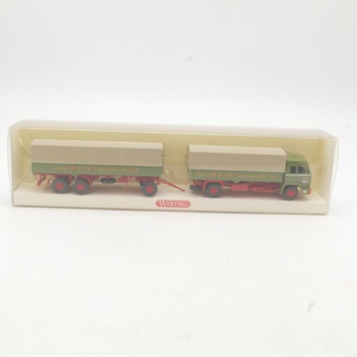 Wiking 1:87 8490440 Büssing BS 16L Pritschen-Lastzug Wandt in OVP RR3349 – Bild 4