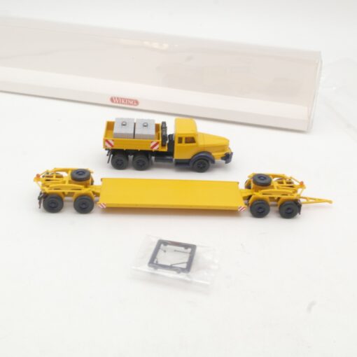 Wiking 1:87 851 40 48 Scheuerle-Tieflader Krupp-Titan Schwerlast in OVP RR3353 – Bild 3