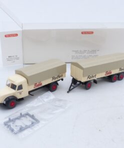 Wiking 1:87 8550536 Magirus S 7500 Pritschen-Lastzug Fulda Reifen in OVP EX6678