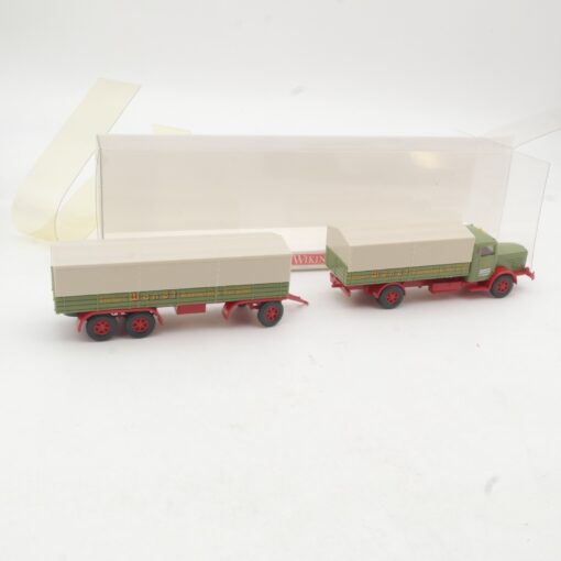 Wiking 1:87 8580334 Büssing 8000 Pritschen-Lastzug Wandt in OVP RR2908 – Bild 3