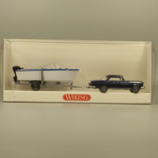 Wiking 1:87 8943930 Klassischer PKW Mercedes mit Motorboot in OVP EX7154 – Bild 4