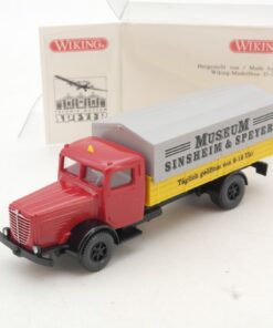 Wiking 1:87 Büssing 8000 Pritsche/Plane Museum Sinsheim & Speyer in OVP QR701