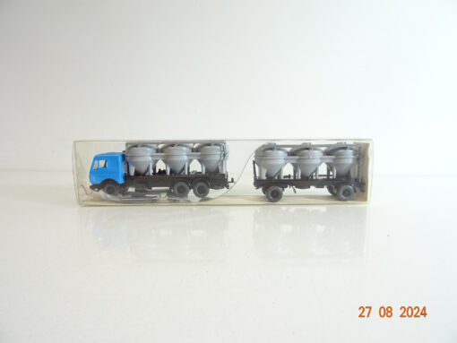 Wiking 1:87 H0 27575 MB 2244 Silo Lastzug mit Hänger in OVP TF942