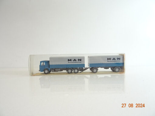 Wiking 1:87 H0 470 MAN Büssing Fernlastzug in OVP TF944