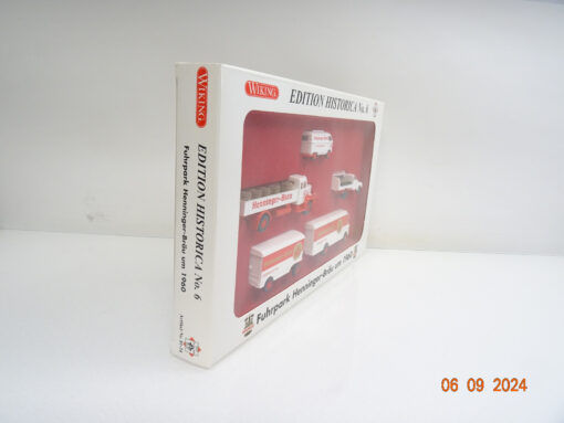 Wiking 1:87 H0 Edition Historica No. 6 Fuhrpark Henninger- Bräu in OVP TF1018 – Bild 3