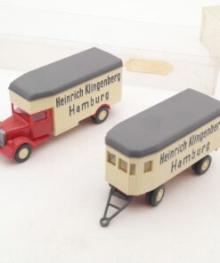 Wiking 1:87 MB Hängerzug Heinrich Klingenberg Hamburg in EVP RA6746