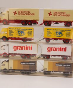 Wiking 1:87 Mercedes SK + NG Hängerzug Modelle im 4er Pack, in EVP / OVP EX740