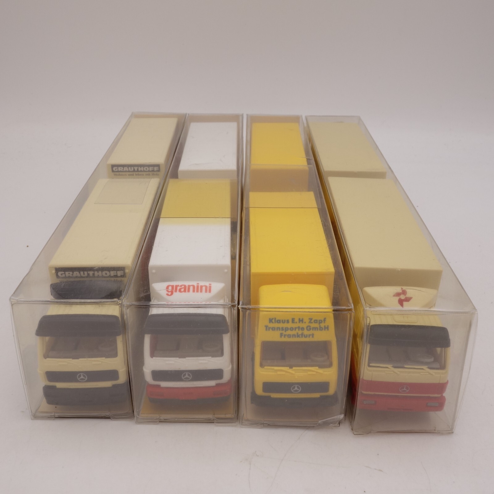 Wiking 1:87 Mercedes SK + NG Hängerzug Modelle im 4er Pack, in EVP / OVP EX740 – Bild 4