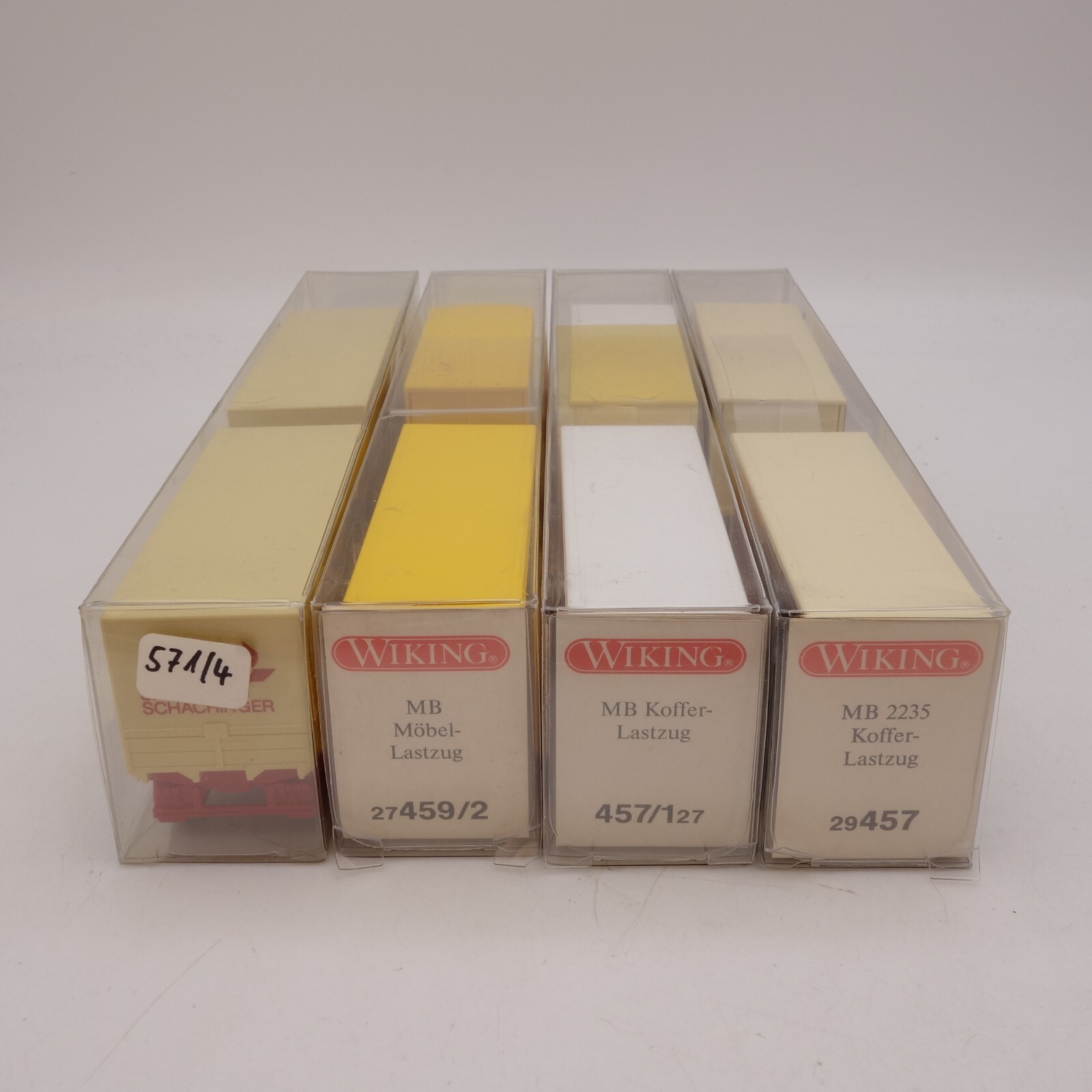 Wiking 1:87 Mercedes SK + NG Hängerzug Modelle im 4er Pack, in EVP / OVP EX740 – Bild 5