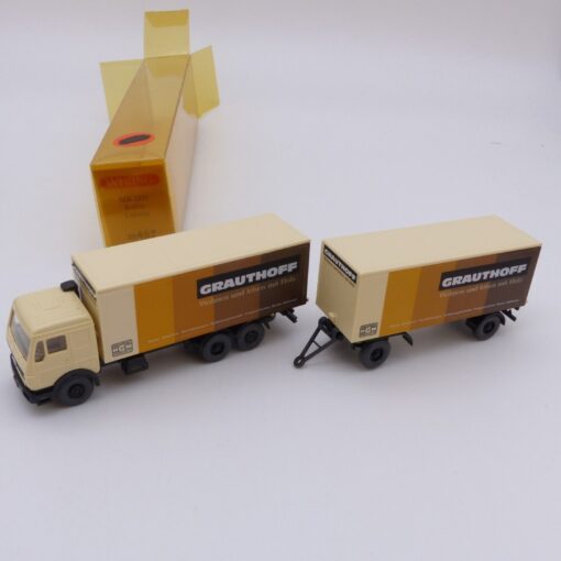 Wiking 1:87 Nr.: 29457 Mercedes 2235 Hängerzug Grauthoff, in OVP EX2827