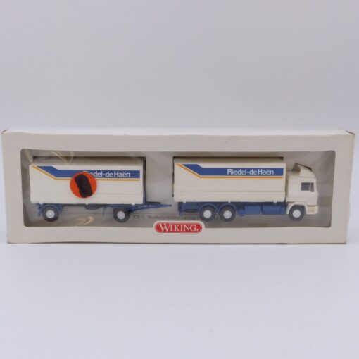 Wiking 1:87 Nr.: 57050 MAN F 90 Hängerzug Riedel-de Haen, in OVP EX2810 – Bild 4