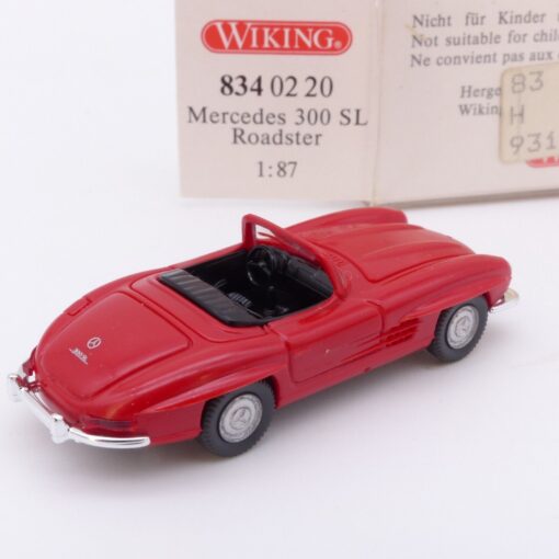 Wiking 1:87 Nr.: 8340220 Mercedes 300 SL Roadster rot, in OVP EX2885 – Bild 3