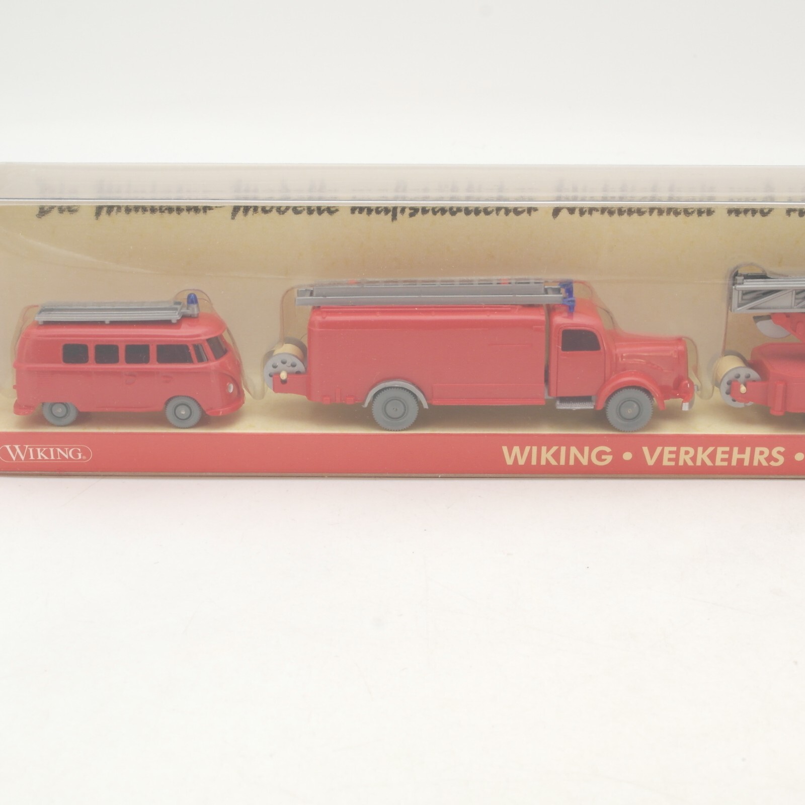 Wiking 1:87 PMS 182290 Set Themenset Feuerwehr neuwertig in OVP RG8763 – Bild 4