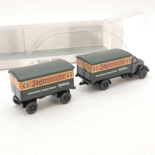 Wiking 1:87 PMS 202791 Magirus Sirius Hängerzug Jägermeister in OVP RG8142 – Bild 3